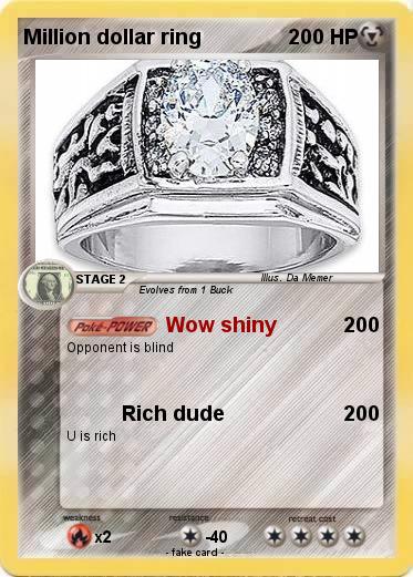 Pokemon Million dollar ring