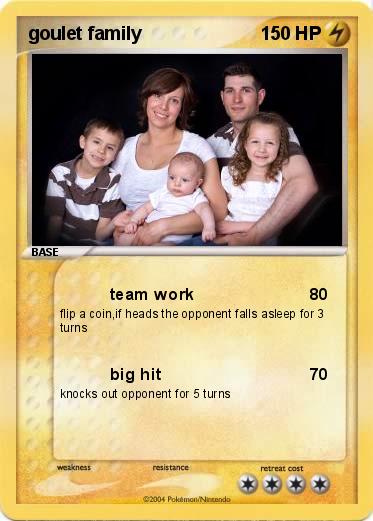 Pokemon goulet family