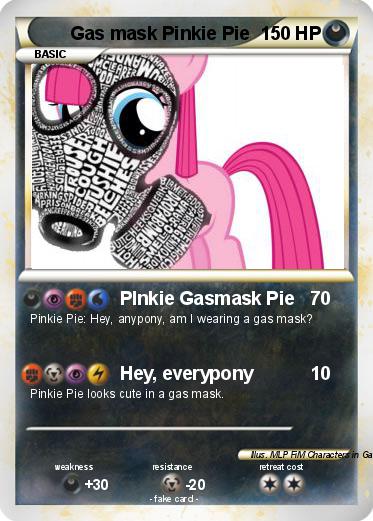 Pokemon Gas mask Pinkie Pie