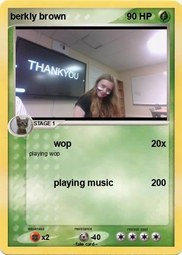 Pokemon berkly brown