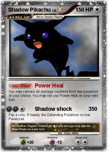 Pokemon Shadow Pikachu