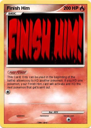 Pokemon Finish Him