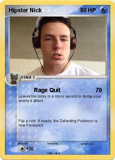 Pokemon Hipster Nick