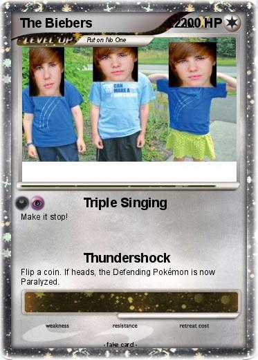 Pokemon The Biebers                     22