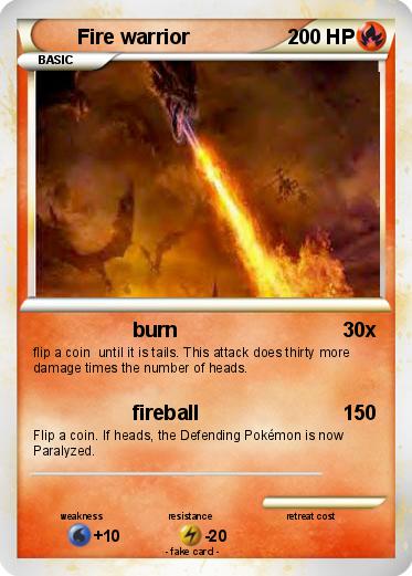 Pokemon Fire warrior