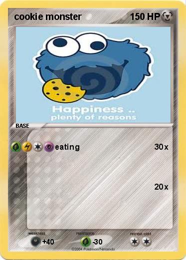 Pokemon cookie monster