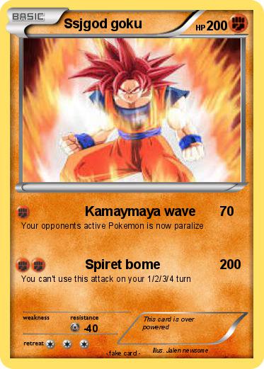Pokemon Ssjgod goku