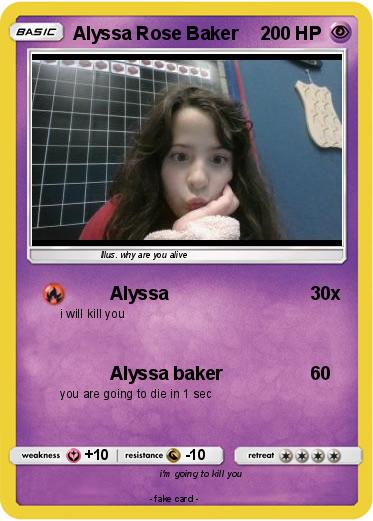 Pokemon Alyssa Rose Baker