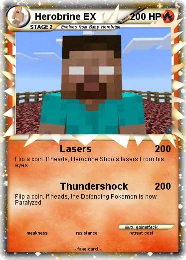 Pokemon Herobrine EX