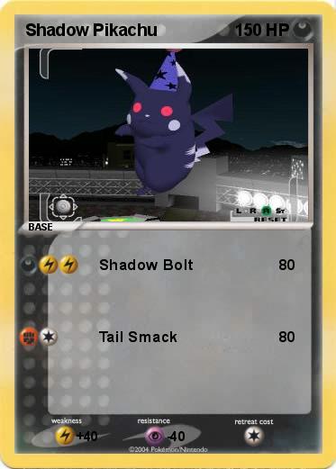 Pokemon Shadow Pikachu