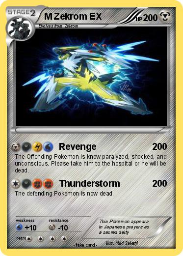 Pokemon M Zekrom EX