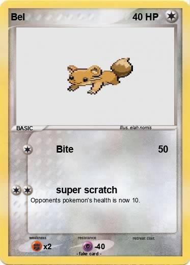 Pokemon Bel