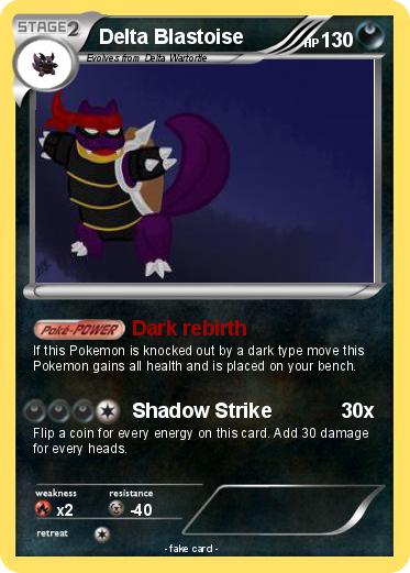Pokemon Delta Blastoise