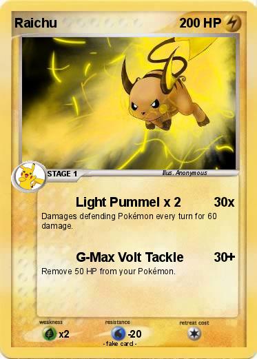 Pokemon Raichu
