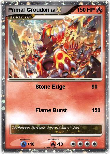 Pokemon Primal Groudon