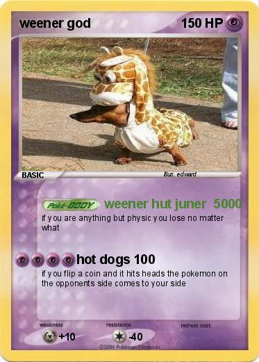 Pokemon weener god