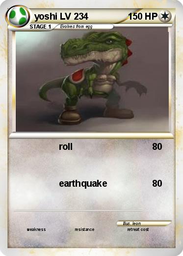 Pokemon yoshi LV 234
