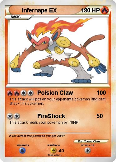 Pokemon Infernape EX