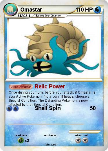 Pokemon Omastar