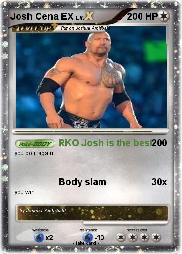 Pokemon Josh Cena EX