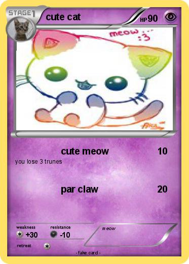 Pokemon cute cat