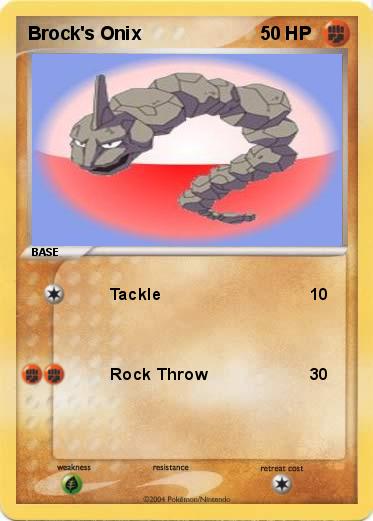 Pokemon Brock's Onix
