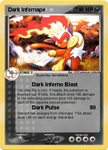Pokemon Dark Infernape