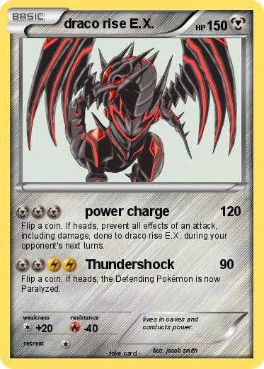 Pokemon draco rise E.X.