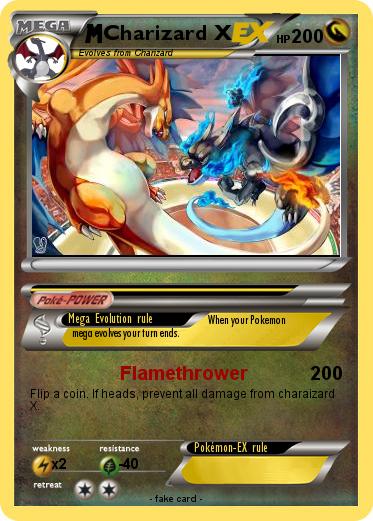 Pokemon Charizard X