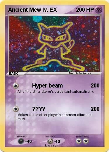 Pokemon Ancient Mew lv. EX