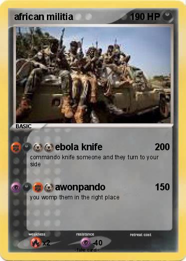 Pokemon african militia