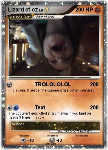 Pokemon Lizard of oz