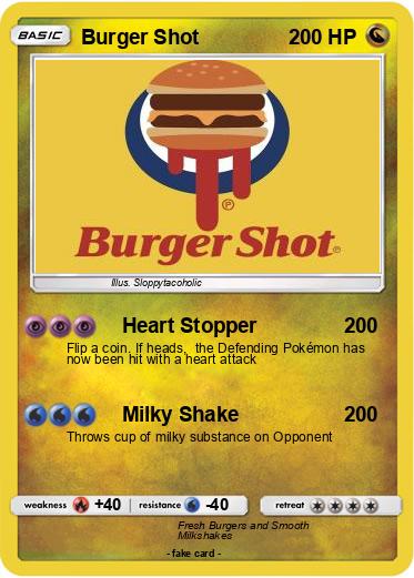 Pokemon Burger Shot