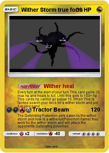 Pokemon Wither Storm true form