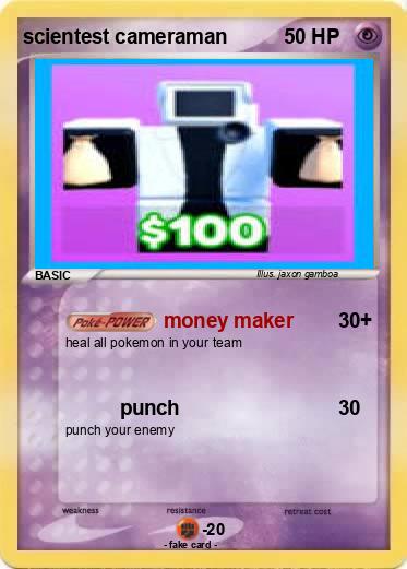Pokemon scientest cameraman