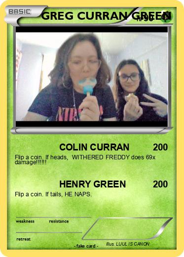 Pokemon GREG CURRAN GREEN