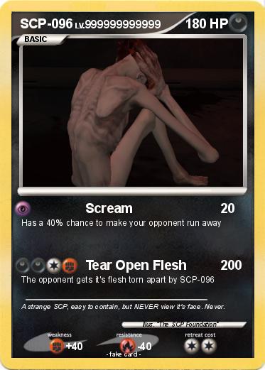Pokémon SCP 096 16 16 - Scream - My Pokemon Card.