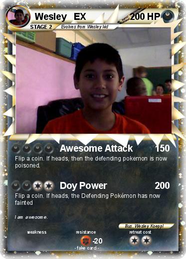 Pokemon Wesley   EX