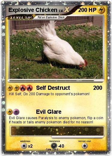 Pokemon Explosive Chicken