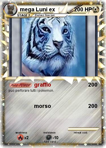 Pokemon mega Luni ex
