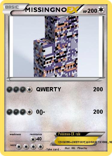 Pokemon MISSINGNO