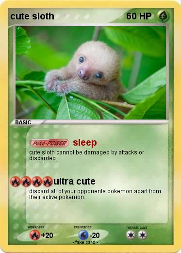 Pokemon cute sloth
