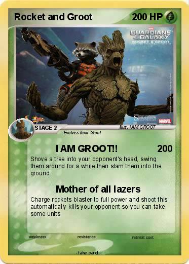 Pokemon Rocket and Groot
