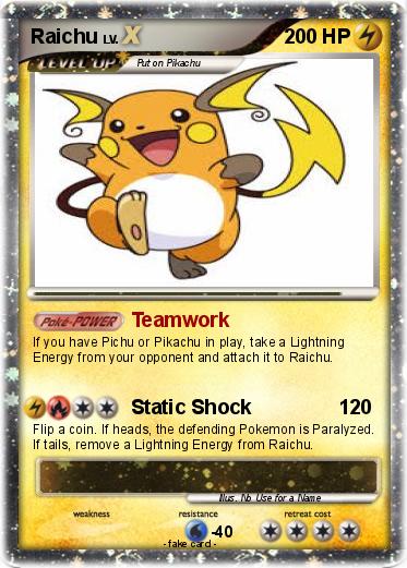 Pokemon Raichu