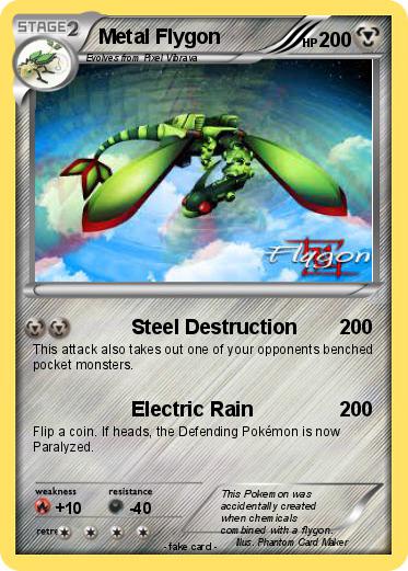 Pokemon Metal Flygon