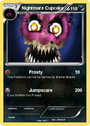 Pokemon Nightmare Cupcake