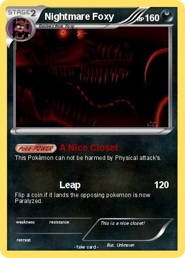 Pokemon Nightmare Foxy