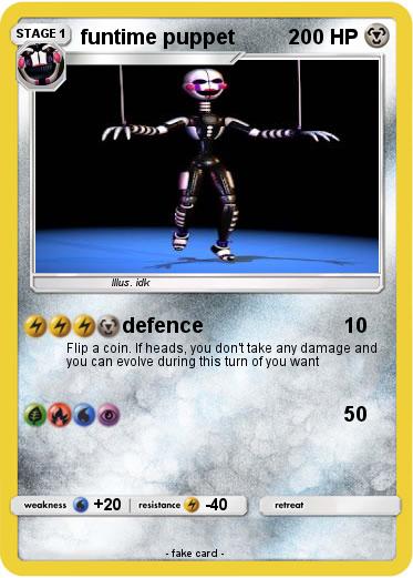 Pokemon funtime puppet