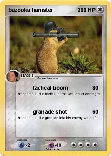 Pokemon bazooka hamster