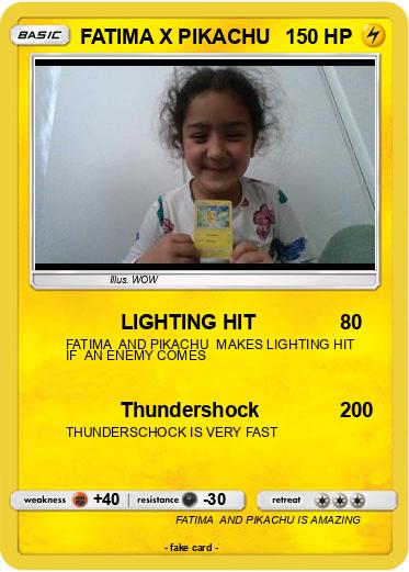 Pokemon FATIMA X PIKACHU